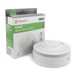 Aico Smoke Alarm Optical Mains 10Yr Lithium Back-Up Easi-Fit Base EI3016