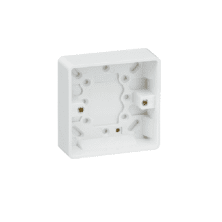 Single Back Box 25mm Pattress Box / CU1400