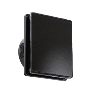 100mm/4 inch LED Backlit Extractor Fan with Overrun Timer - Black // EX005T