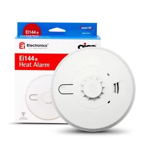 Aico Ei144e Heat Alarm RadioLINK Mains Powered with Easi-fit Base