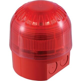 Texecom Red Deep Base Red Lens Sonos Sounder Beacon