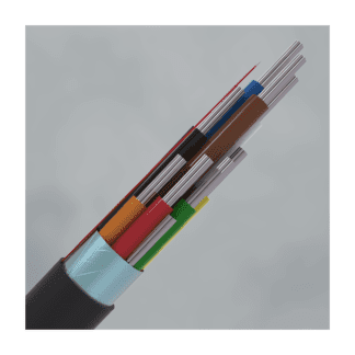 CQR Belden Style 9538 Cable | 8 Multi Core | Fca | HDPE | Black | 100m