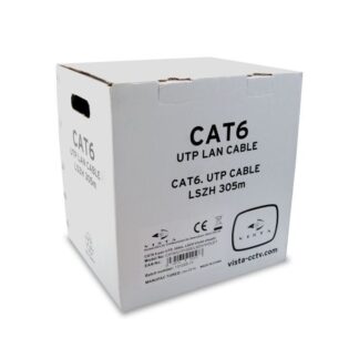 Vista CAT6 UTP 4 Pair Cable 305m PVC Grey Sheath