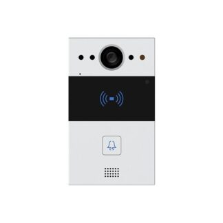 Akuvox Compact SIP Intercom with 1 Call Button (Video & RFID Card Reader), incl. Flush Mount Backbox