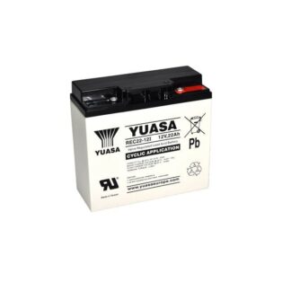 Yuasa High Cyclic Performance VRLA Battery (12V 22Ah) // REC22-12