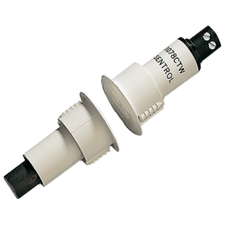 Aritech Recessed Magnetic Contact for Steel Doors with Screw Terminals, White