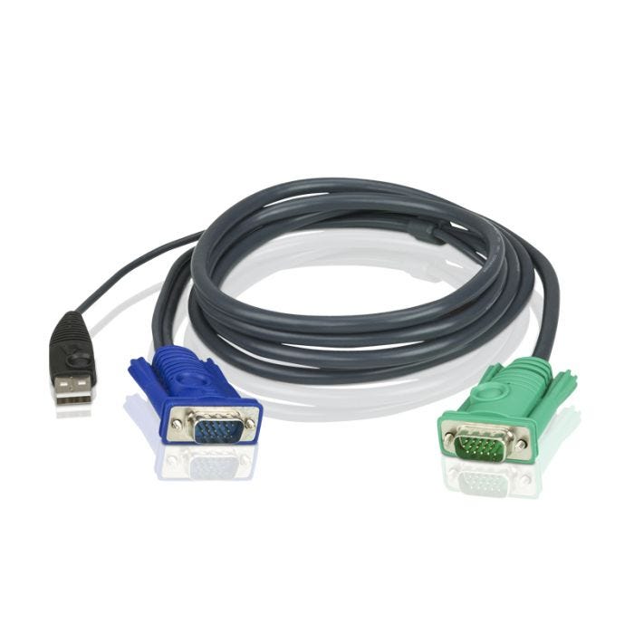 Aten 3M USB KVM Cable with 3 in 1 SPHD