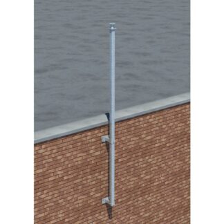 Altron 5 Metre Flat Wall Mount Pole with 150mm Stand-off