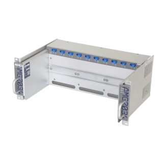 AMG 4U Retractable Rack, Single 12VDC Integrated PSU + Single 12VDC External Input