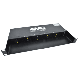 AMG Commercial Media Converter Chassis, 12 Slots, 1U 19inch Rack Mount