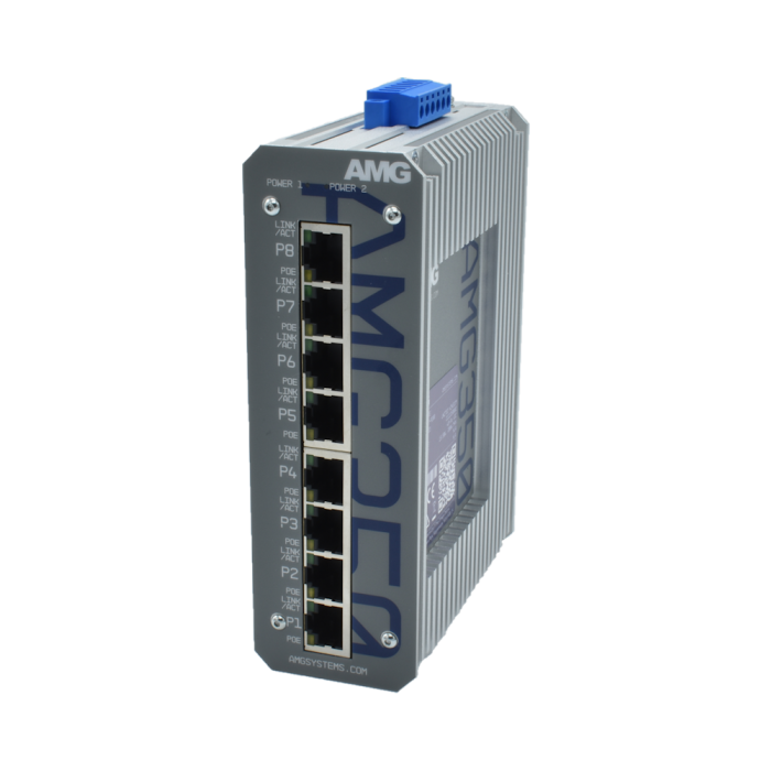 AMG Industrial 8 Port Unmanaged PoE Switch