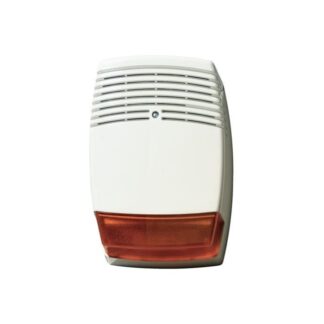 Aritech Outdoor Sounder White With Amber Strobe
