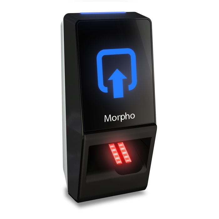 Idemia MorphoAccess Sigma Lite Fingerprint Reader with LED Indicator