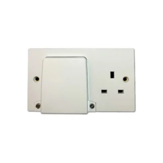 Stanic Duo Dual Cooker Connection Unit 45A with 13A Socket
