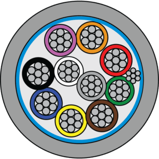 CQR 10 Screened Core Belden 9540 Style Cable Low Smoke & Fume