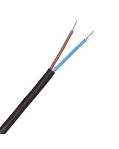 Dunasfern 2 Core Round Flexible 0.75mm Black 3182Y Cable