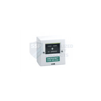 SSP White Resettable Single Pole Break Glass