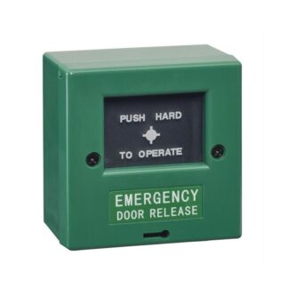 SSP Green Surface Mount Single Pole Resettable Break Glass Unit