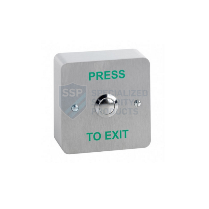 SSP Surface 19mm Stainless Steel Exit Button