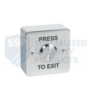 SSP Surface 25mm Stainless Steel Exit Button