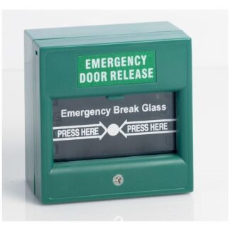 SSP Green Surface Mount Double Pole Break Glass Unit