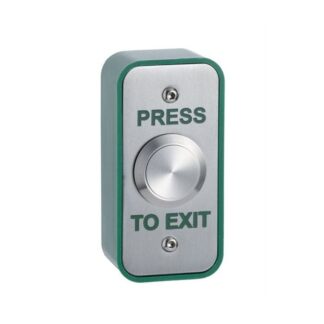 SSP Narrow Style Surface Mount Stainless Steel 22mm Exit Button