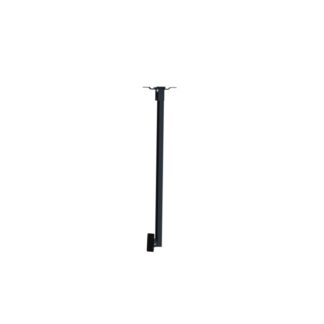 Vista 75/100 Wall/Ceiling Bracket with 1m Drop, Black