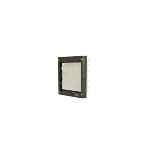Videx 4000 Series Flush Frames, 1 Module Back Box (Gun Metal Grey)