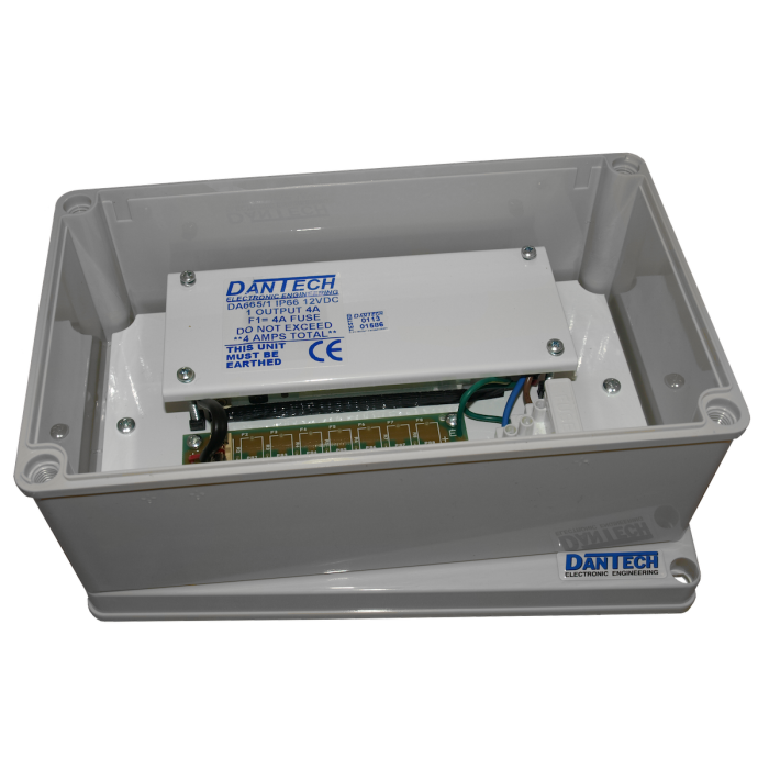 Dantech IP66 Weather Resistant 1 x 12V 4A DC Multi-purpose 4A Power Supply