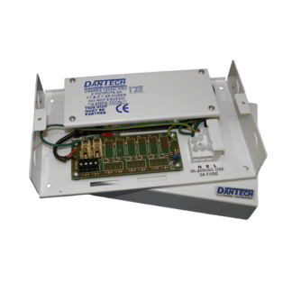 Dantech Multi-purpose 2x 12V 2A DC Switch Mode 4A PSU in a Mild Steel Enclosure