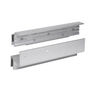 SSP Z & L Bracket Set for Glass Doors with Glass Header