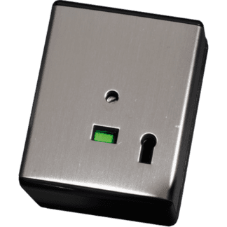 Knight Grade 2, Double End Push Panic Button with Stainless Steel Fascia (Latching)