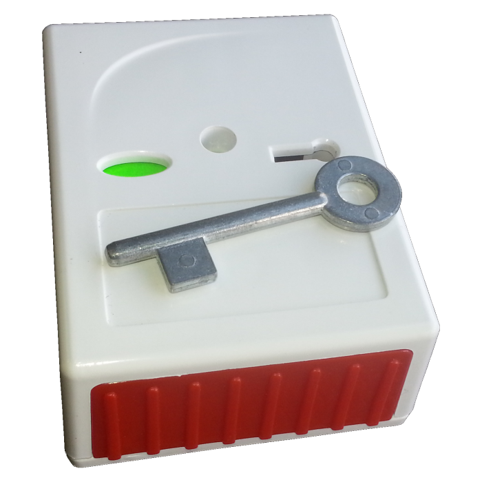 Knight Grade 1, Mini Single End Push Panic Button (Latch/Non-Latch)