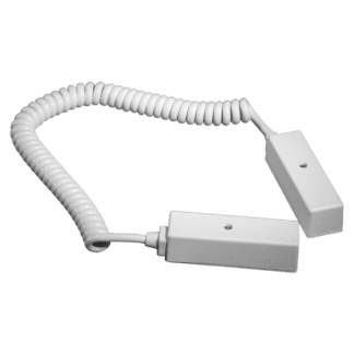 Knight 6 Way 50cm Coiled White Door Loop with Junction Boxes