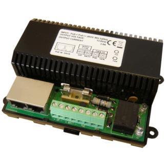 Elmdene PoE Ultrapod™ DIN Mountable Module with Battery Charging and 12V 3A Output