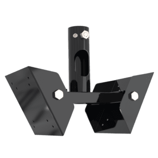 Vista double VESA pole adapter for 38mm diameter poles VESA75x75 & 100x100