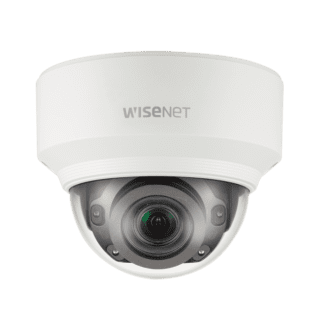 Hanwha 5 Megapixel Network IR Dome Camera, IR 30m, IK08, 3.9-9.4mm Motorised Varifocal Lens - X Series