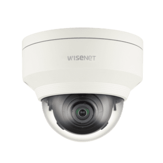 Hanwha 2 Megapixel Vandal-Resistant Network Dome Camera, 2.8mm Fixed Lens, IP66, IK10, NEMA4X - X Series